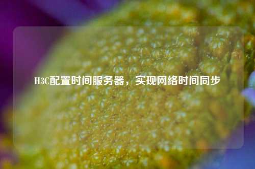 H3C配置時間服務器，實現網絡時間同步